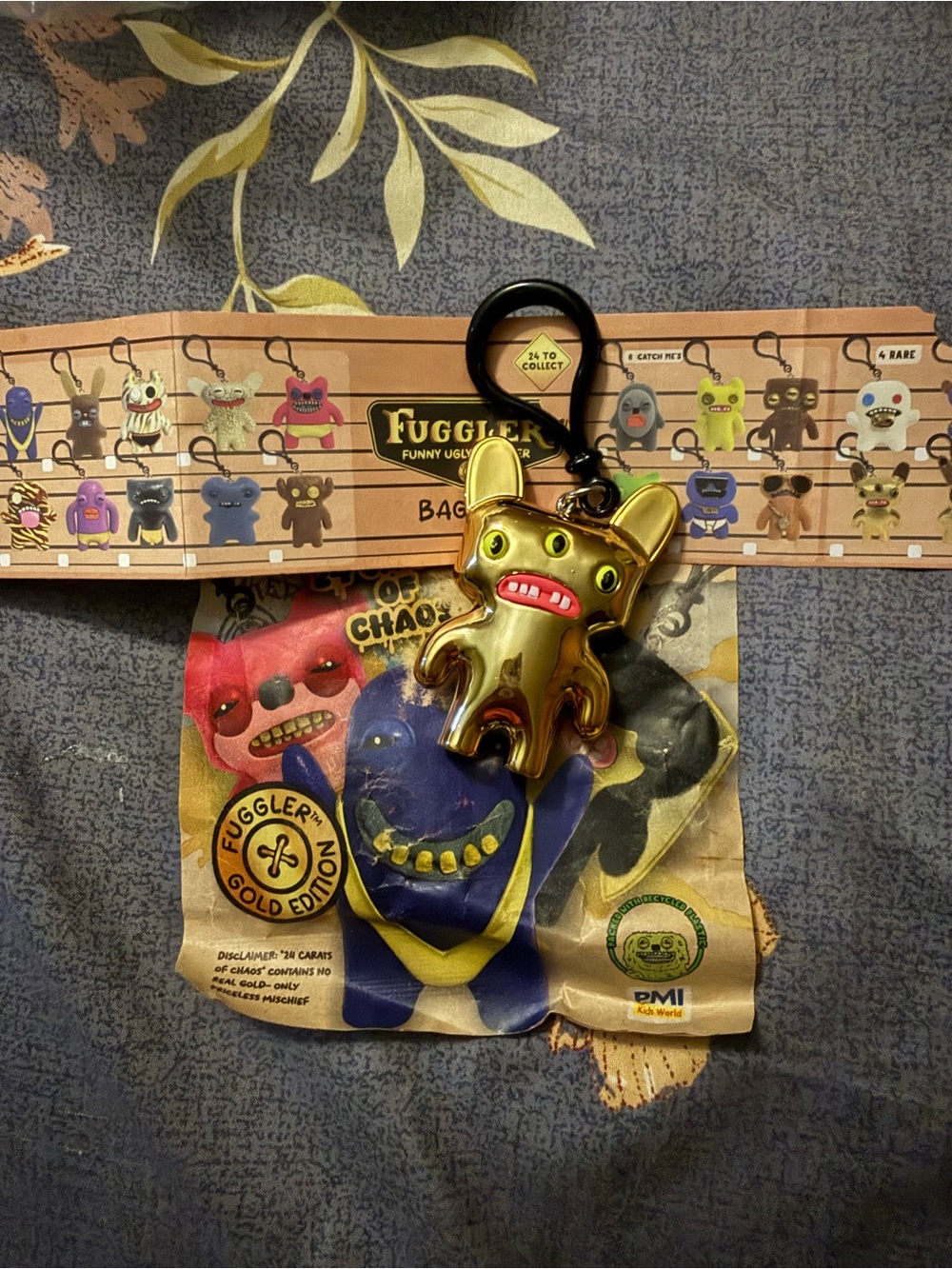 Fuggler Gold Edition Keychain - Gold Fuggler Card & Key Holder